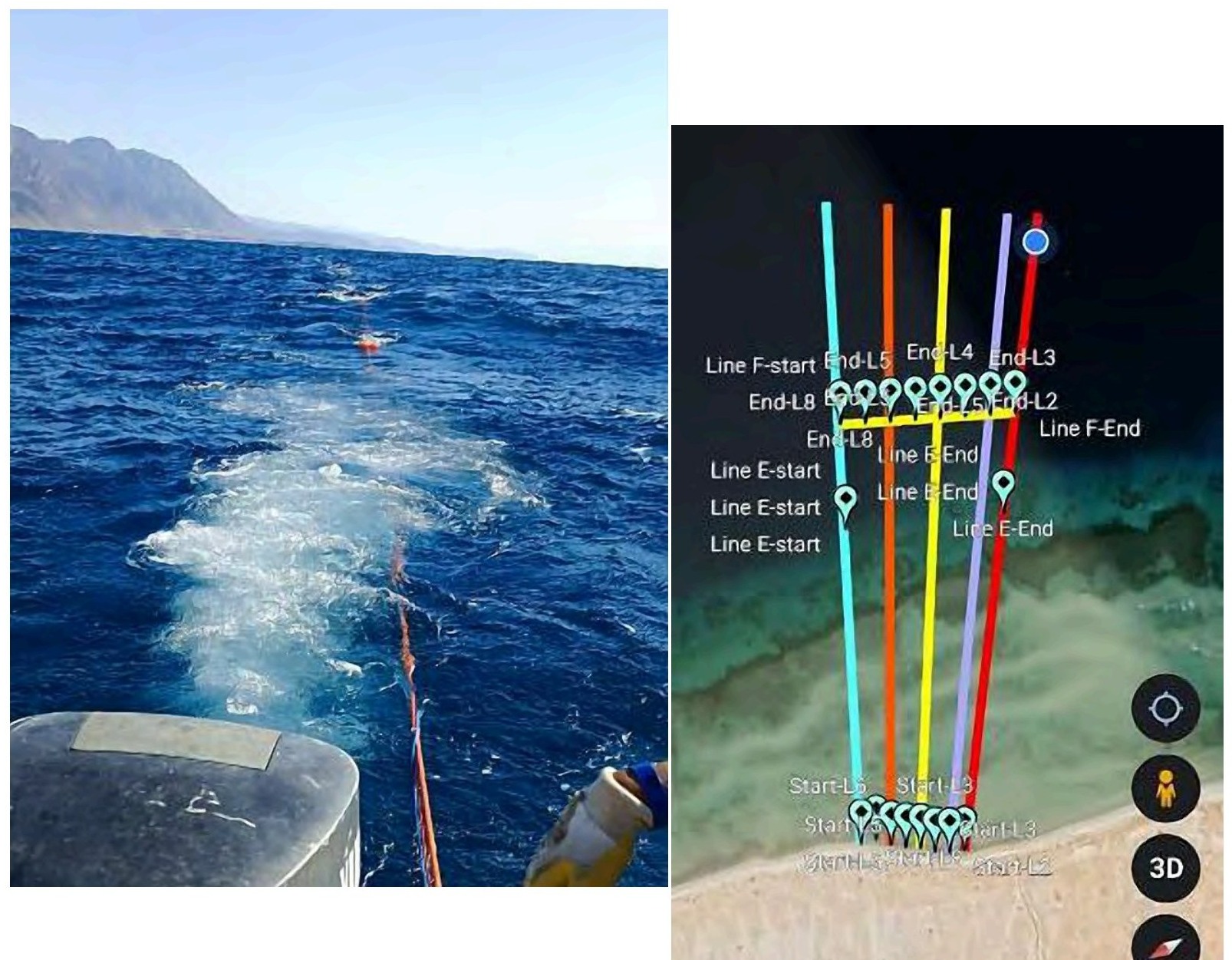 Egyptian-Saudi Electric Cable Extension — project layout from Decarb Geoservices portfolio